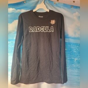 10 Threads Glow In The Dark Dadcula Long‎ Sleeve Halloween Men Tshirt Size Small